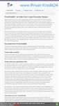 Mobile Screenshot of privat-kredit24.com